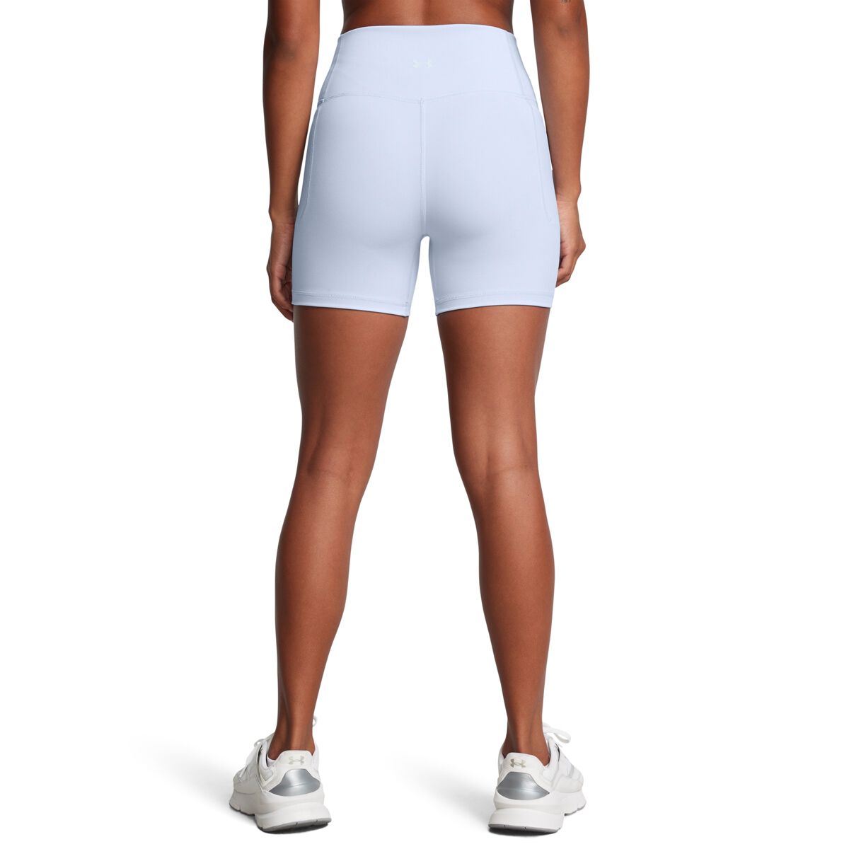 Under Armour Womens Meridian Middy Training Shorts - Blue slider