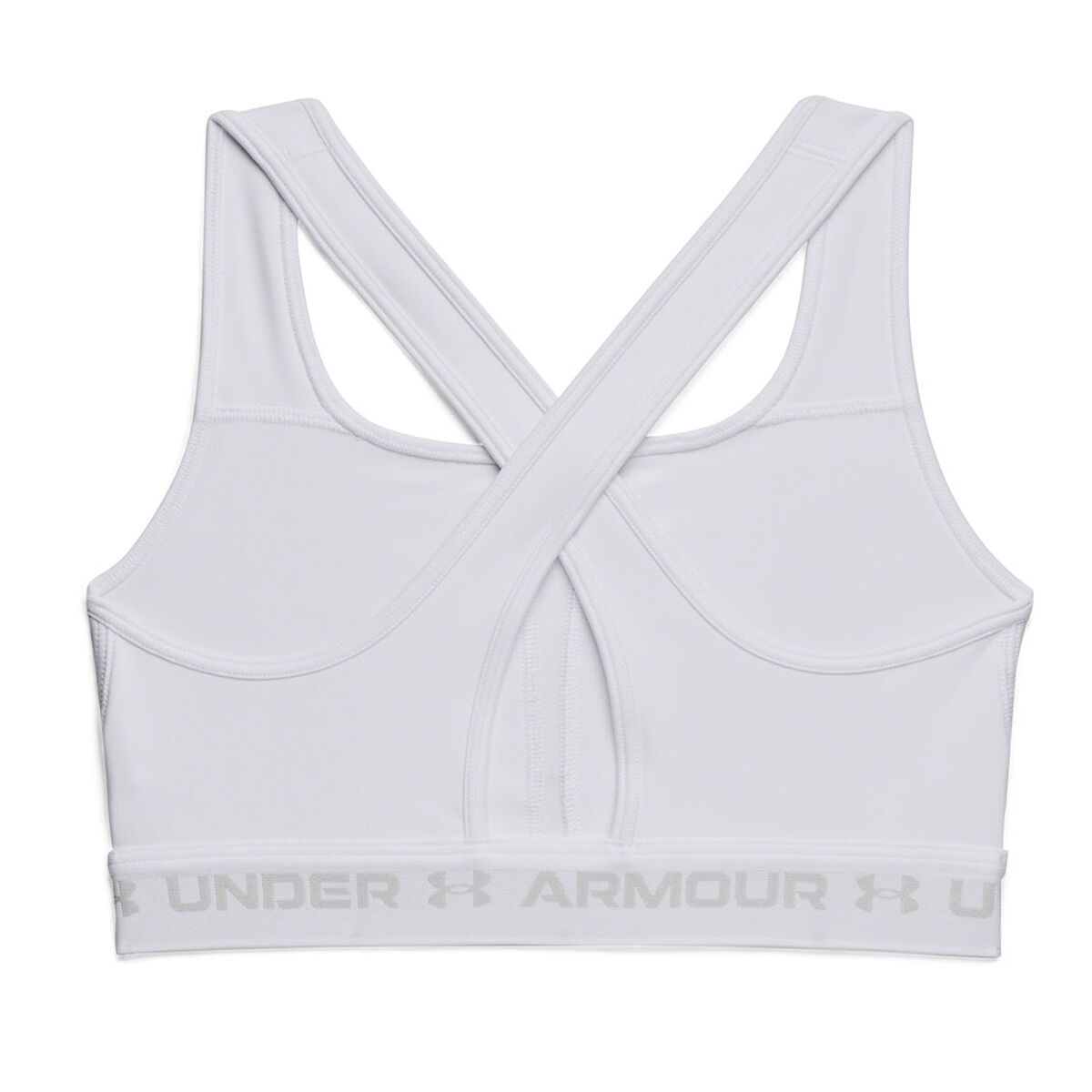 Under Armour Womens Mid Support Crossback Sports Bra - Black slider