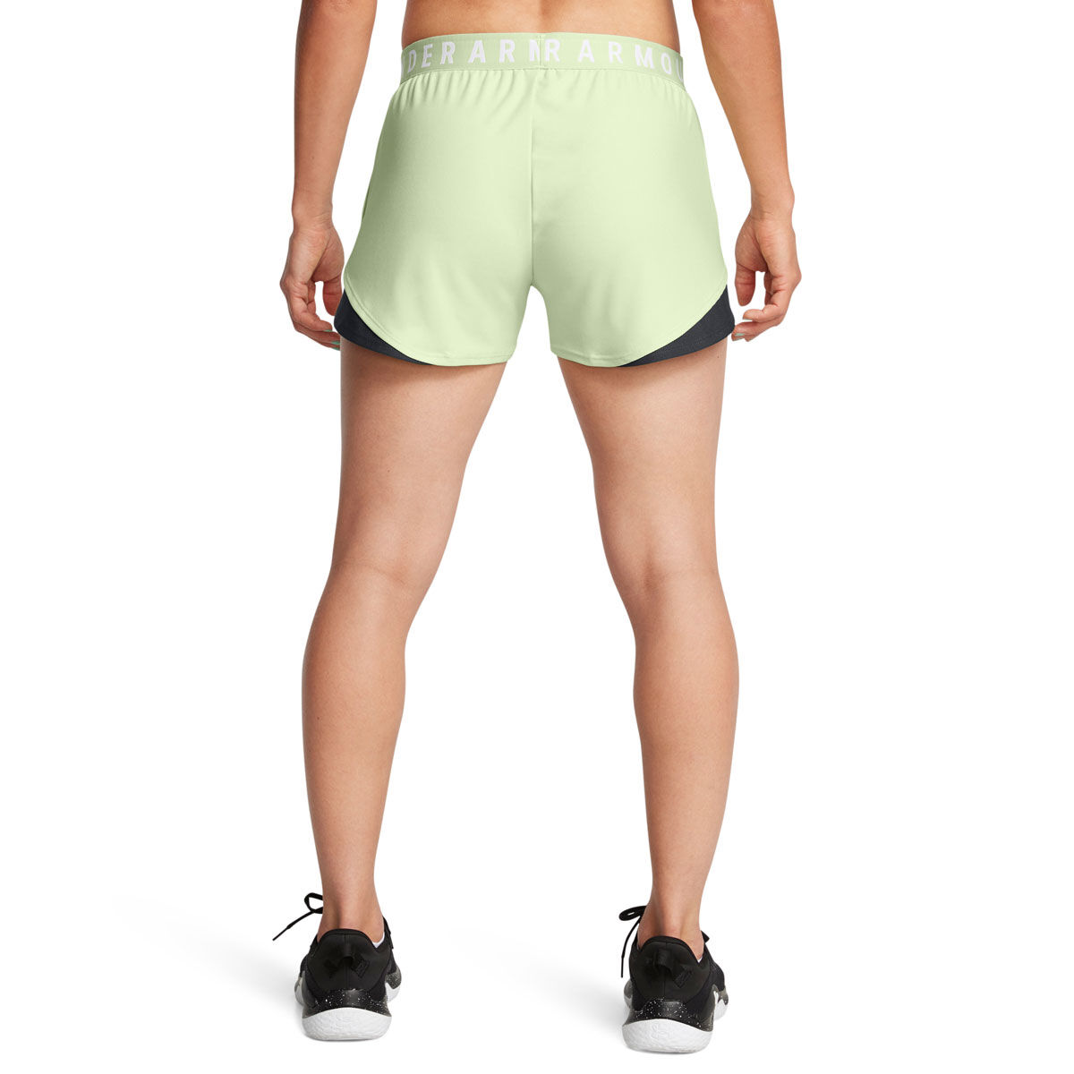 Under Armour Womens Play Up 3.0 Training Shorts - Green slider