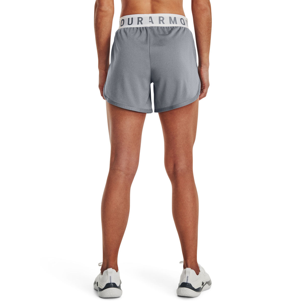 Under Armour Womens Play Up 5 Inch Shorts - Grey slider