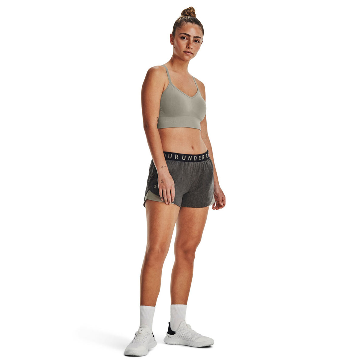 Under Armour Womens Play Up Twist 3.0 Training Shorts - Black slider