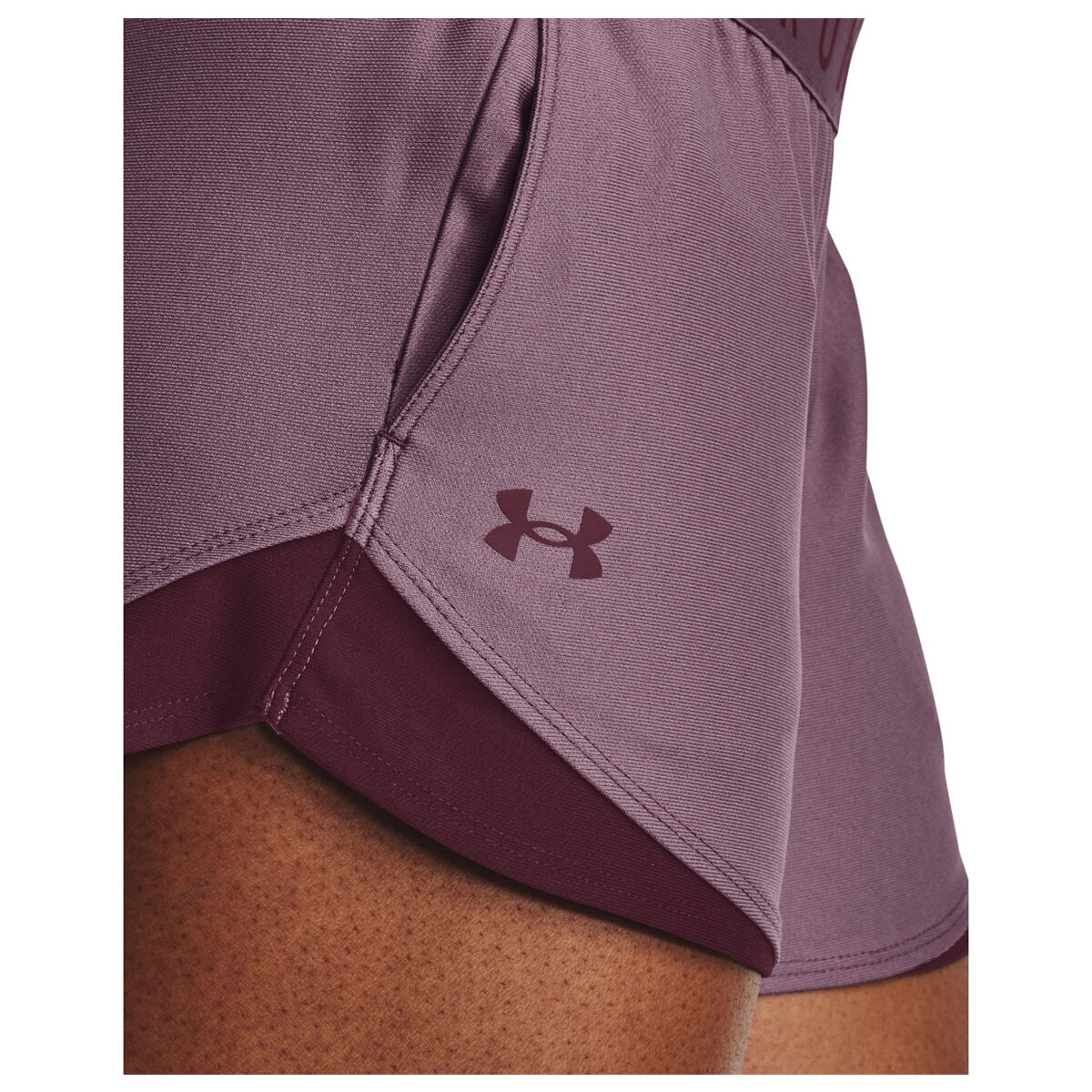 Under Armour Womens Play Up Twist 3.0 Training Shorts - Purple slider