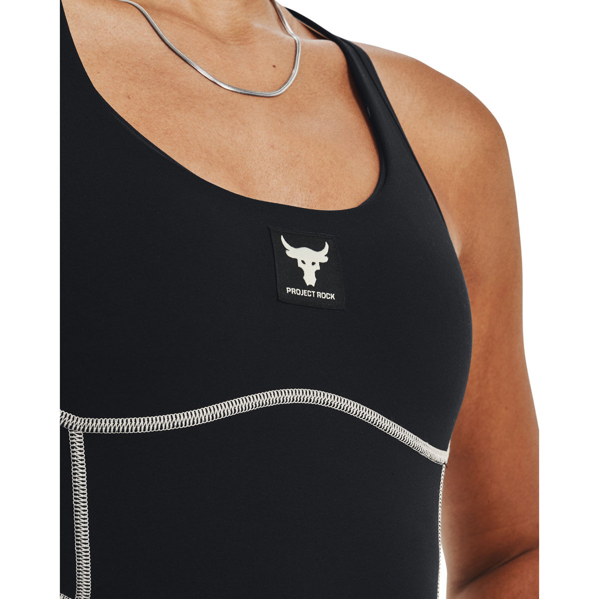 Under Armour Womens Project Rock Bodysuit Black XS - Black slider