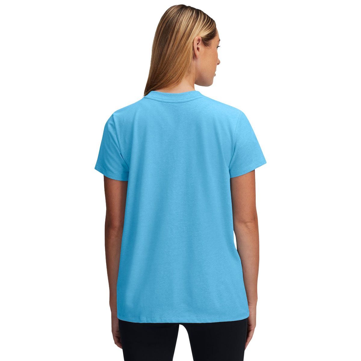 Under Armour Womens Rival Core Tee - Blue slider