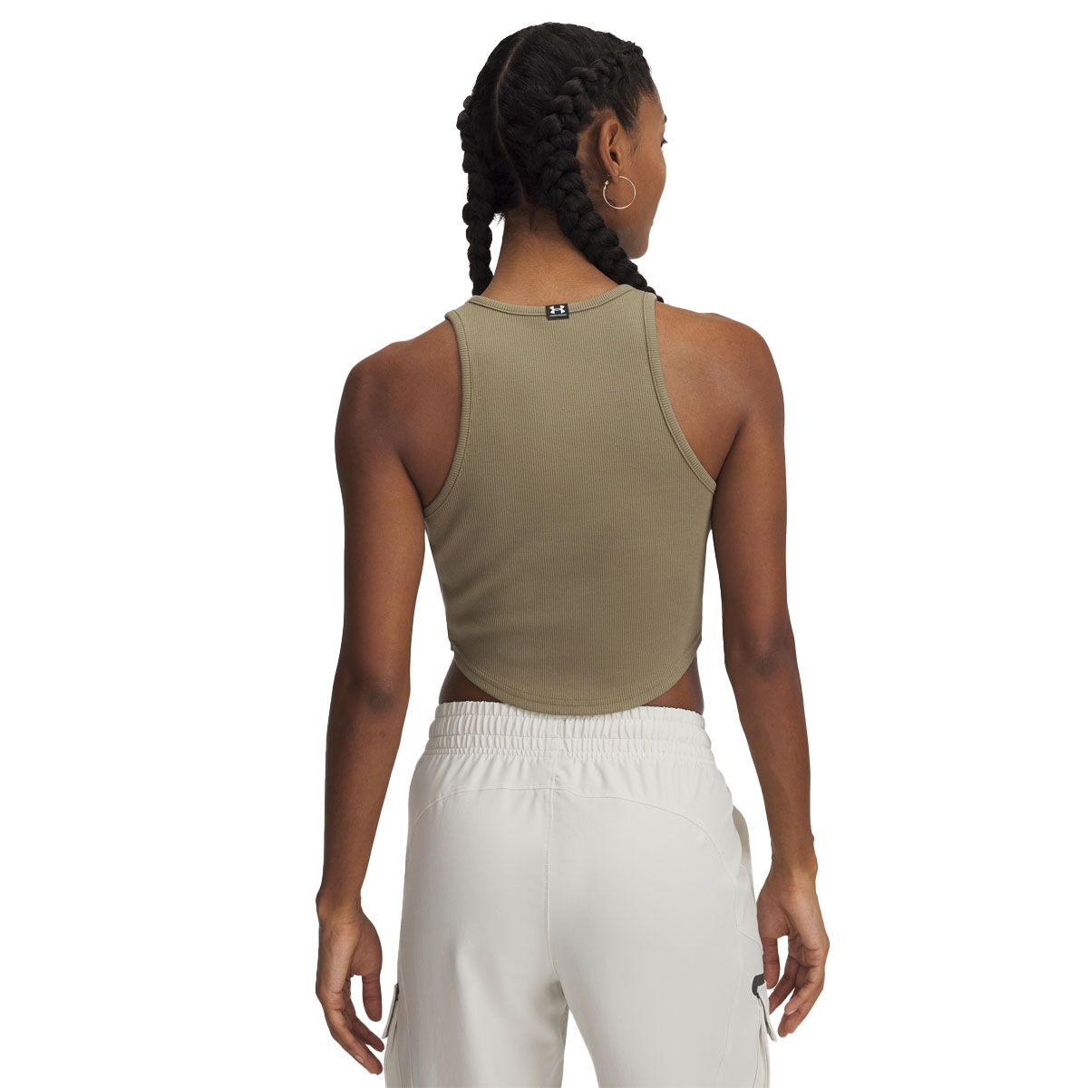 Under Armour Womens Rival Rib Tank - Green slider