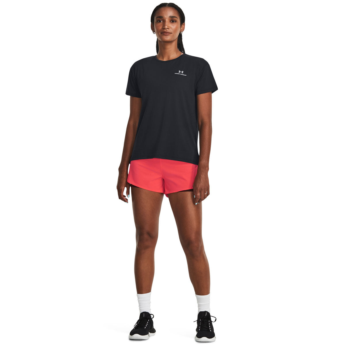 Under Armour Womens Rush Energy 2.0 Tee - Taupe slider