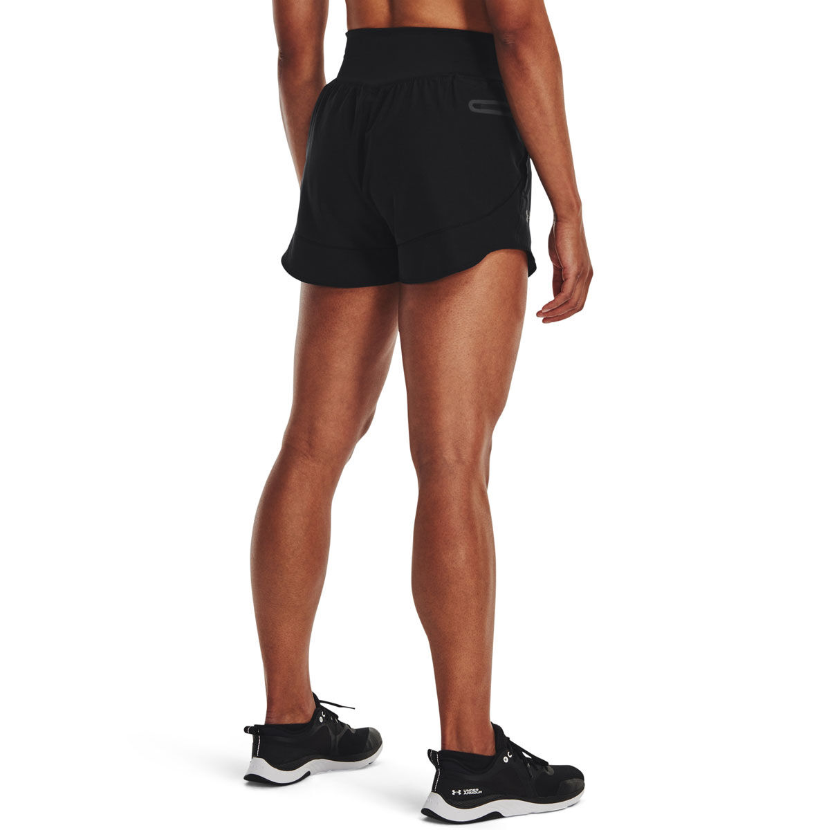 Under Armour Womens SmartForm Flex Woven Shorts Black XL - Black slider