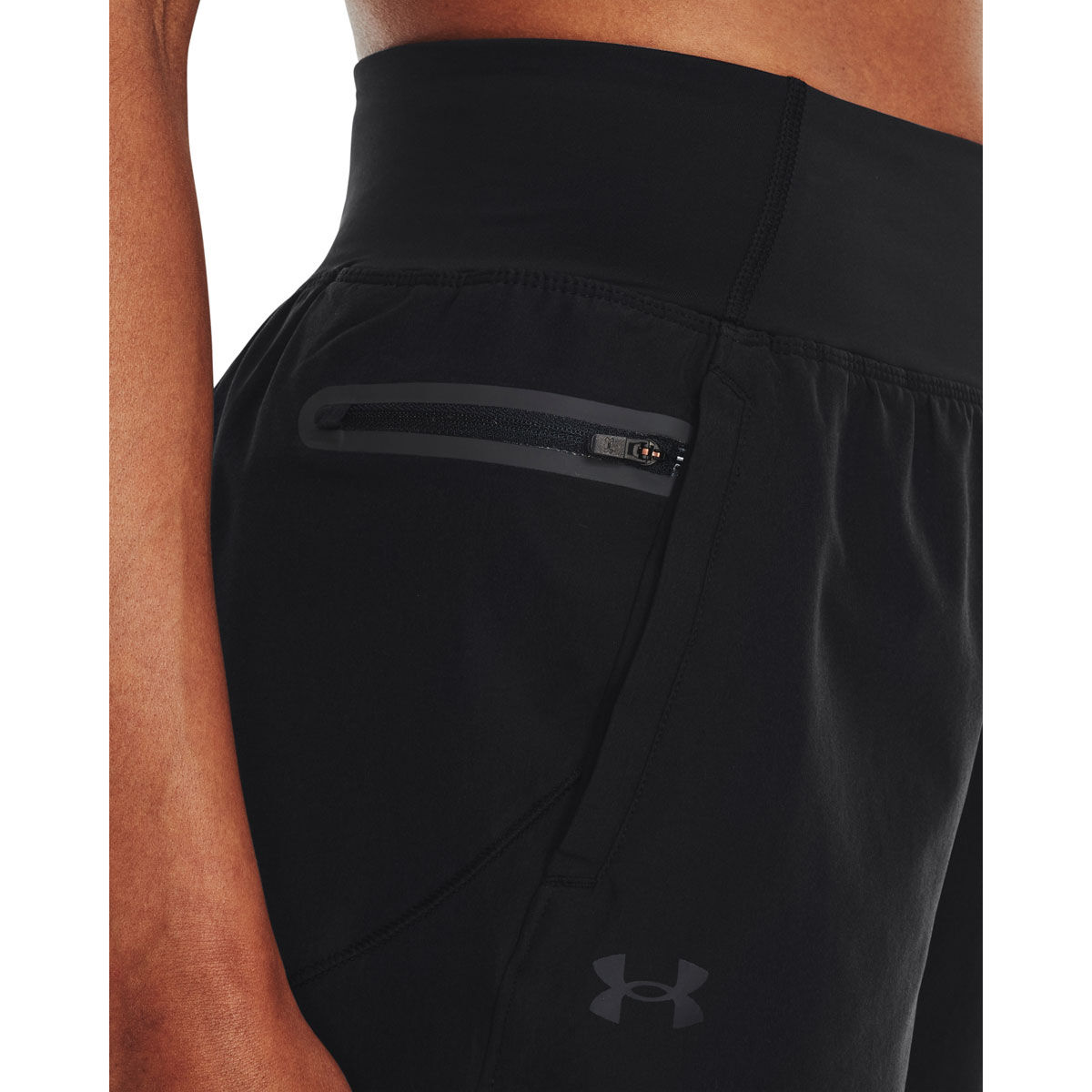 Under Armour Womens SmartForm Flex Woven Shorts Black XL - Black slider