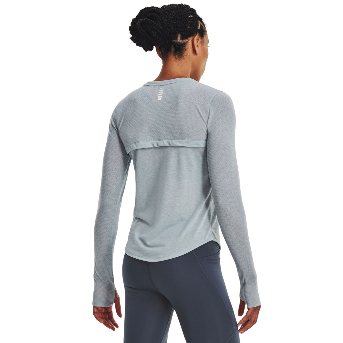 Under Armour Womens Streaker Long Sleeve Tee Blue XL - Blue slider