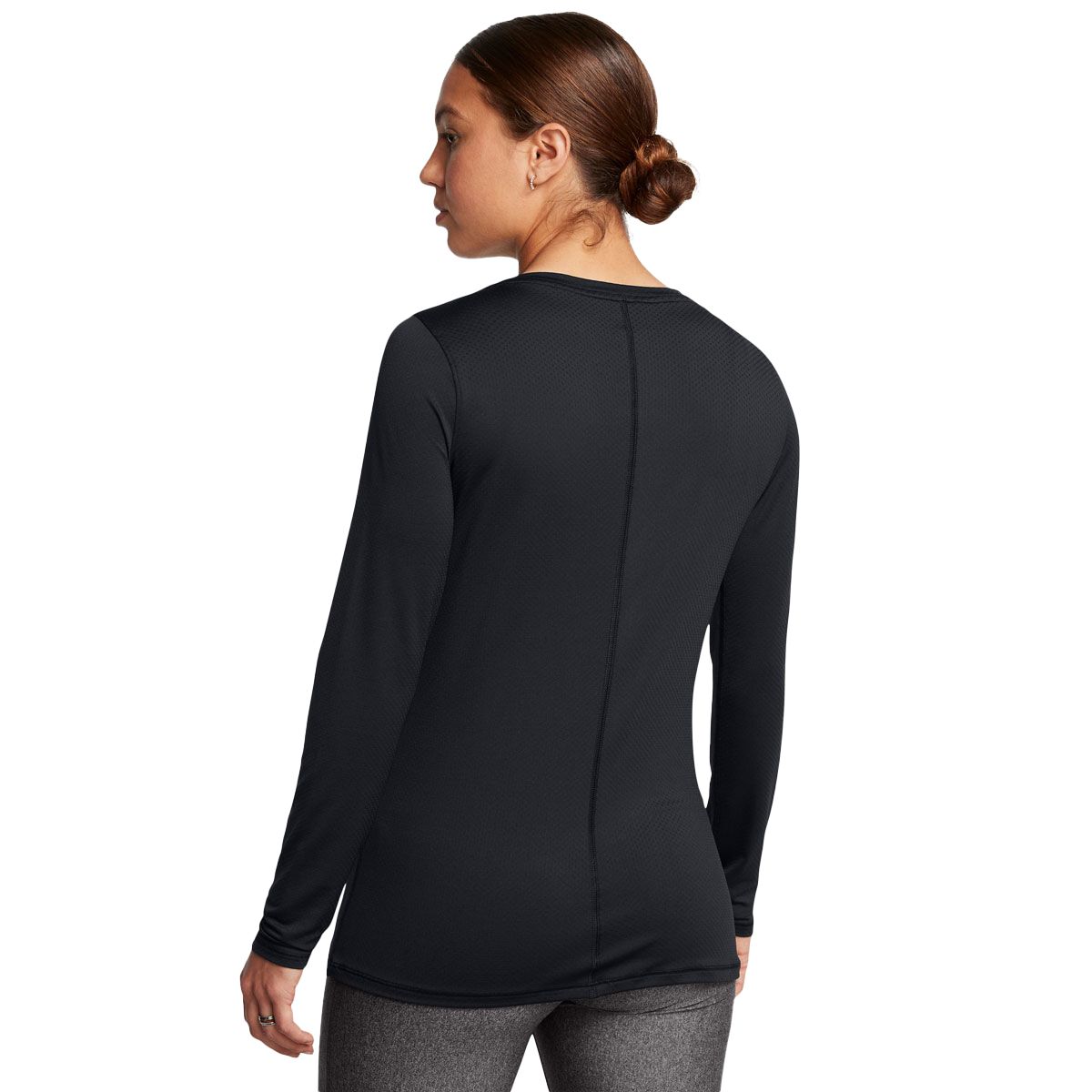 Under Armour Womens Tech Mesh Long Sleeve Tee - Black slider