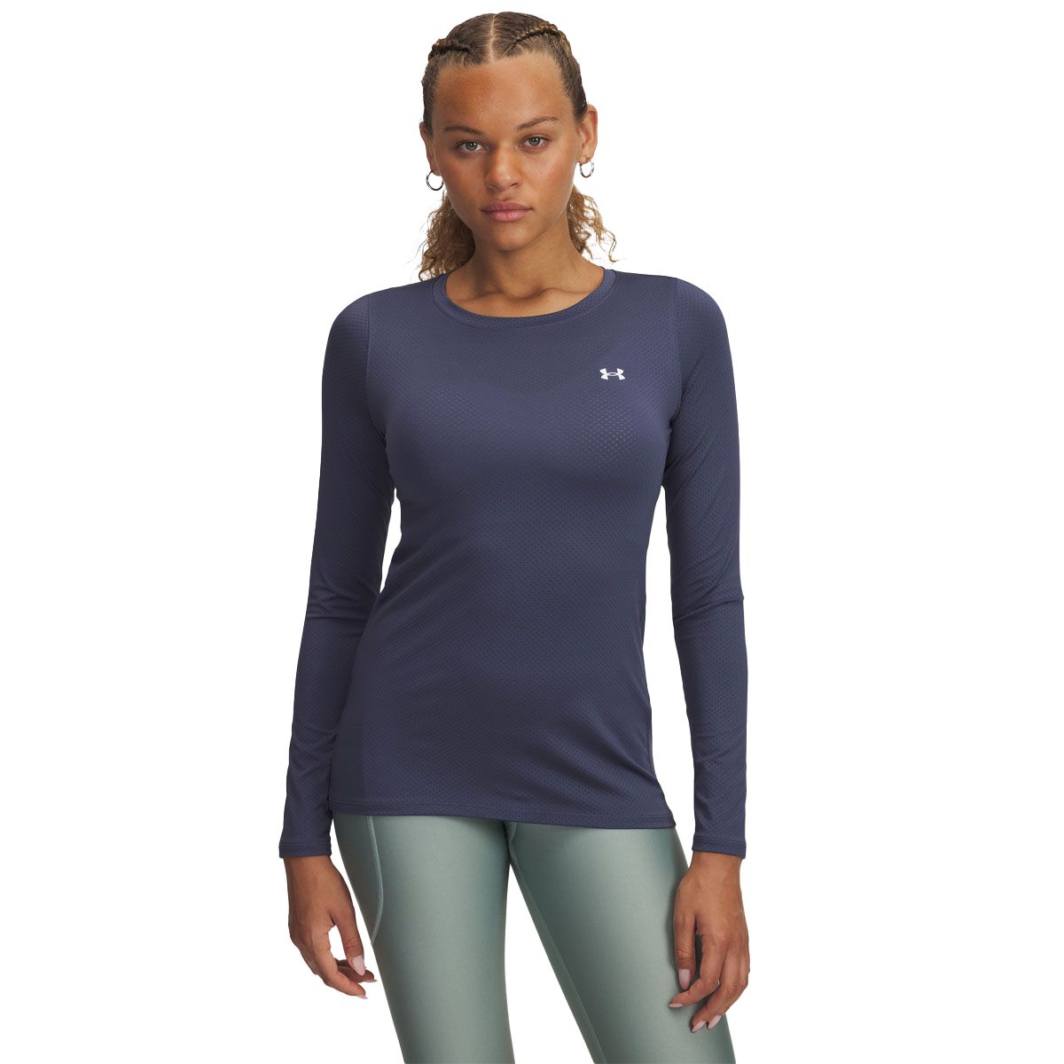 Under Armour Womens Tech Mesh Long Sleeve Tee - Black slider