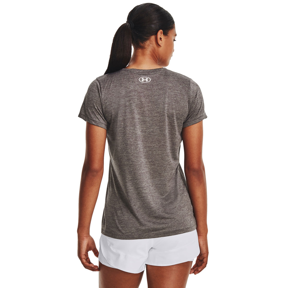 Under Armour Womens Tech SSC Twist Tee - Grey slider