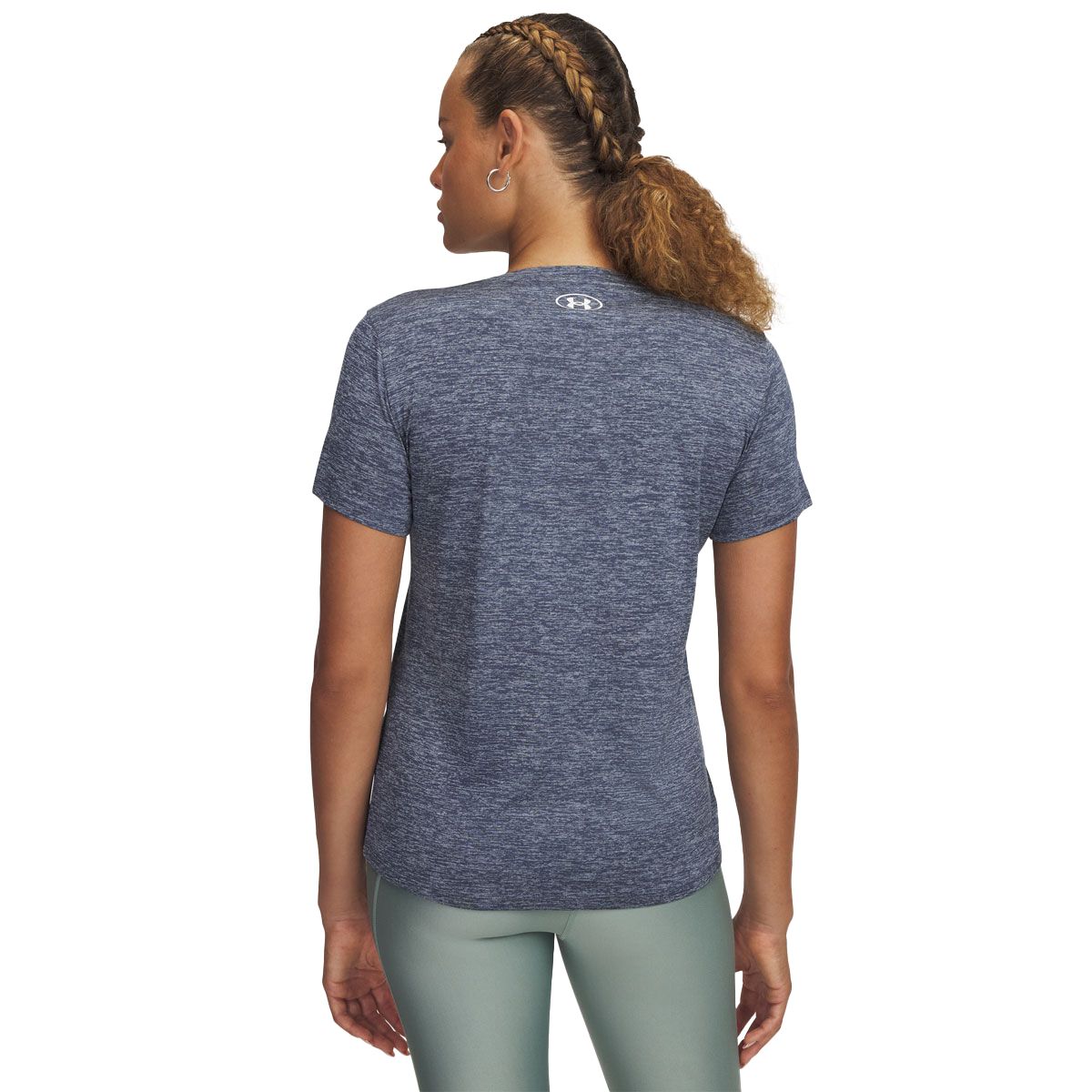 Under Armour Womens Tech SSC Twist Training Tee - Black slider