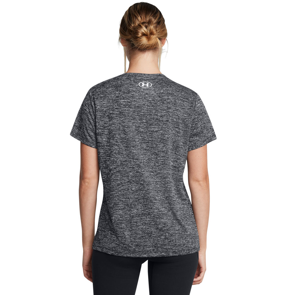 Under Armour Womens Tech Twist Branded Training Tee - Black slider