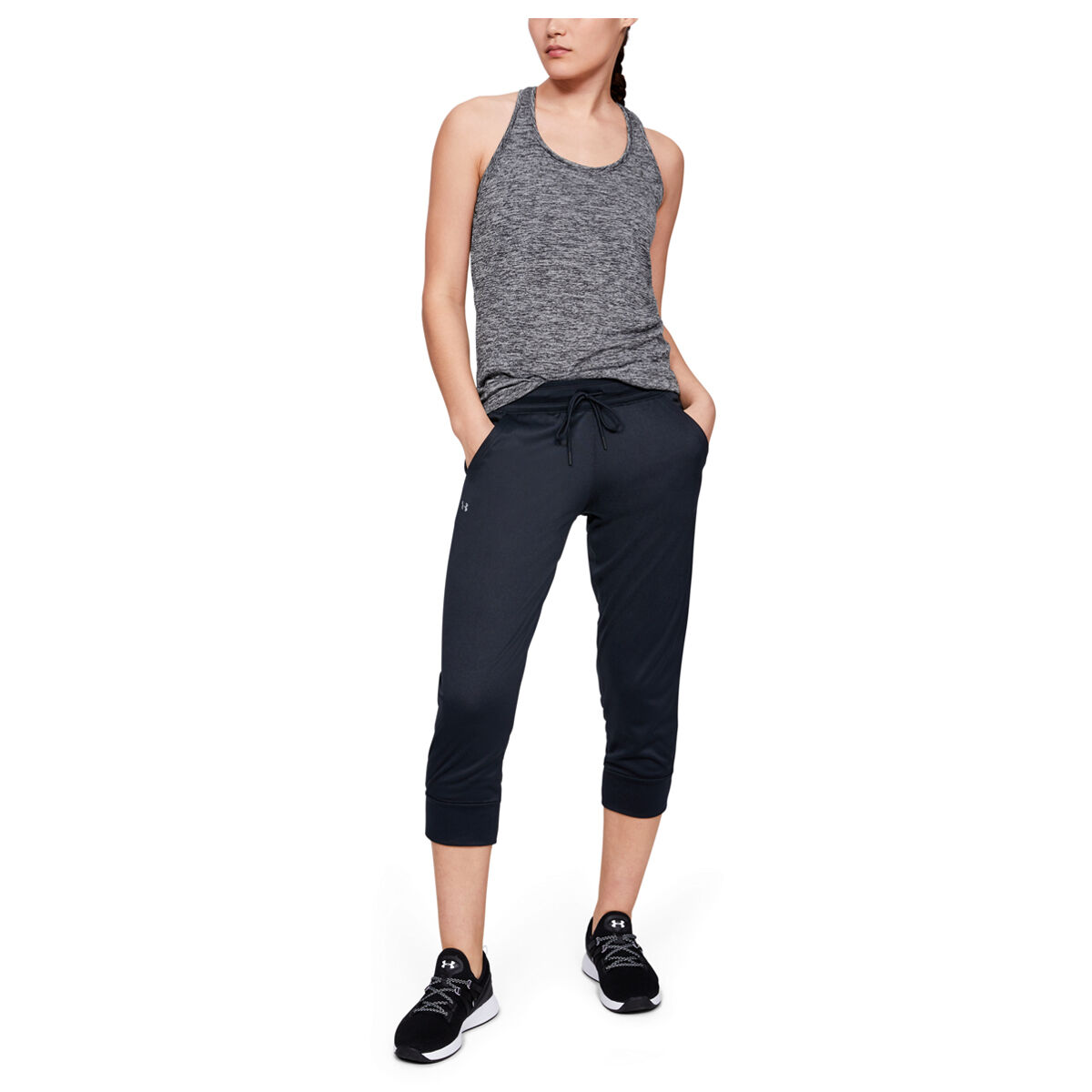 Under Armour Womens Tech Twist Tank - Grey slider