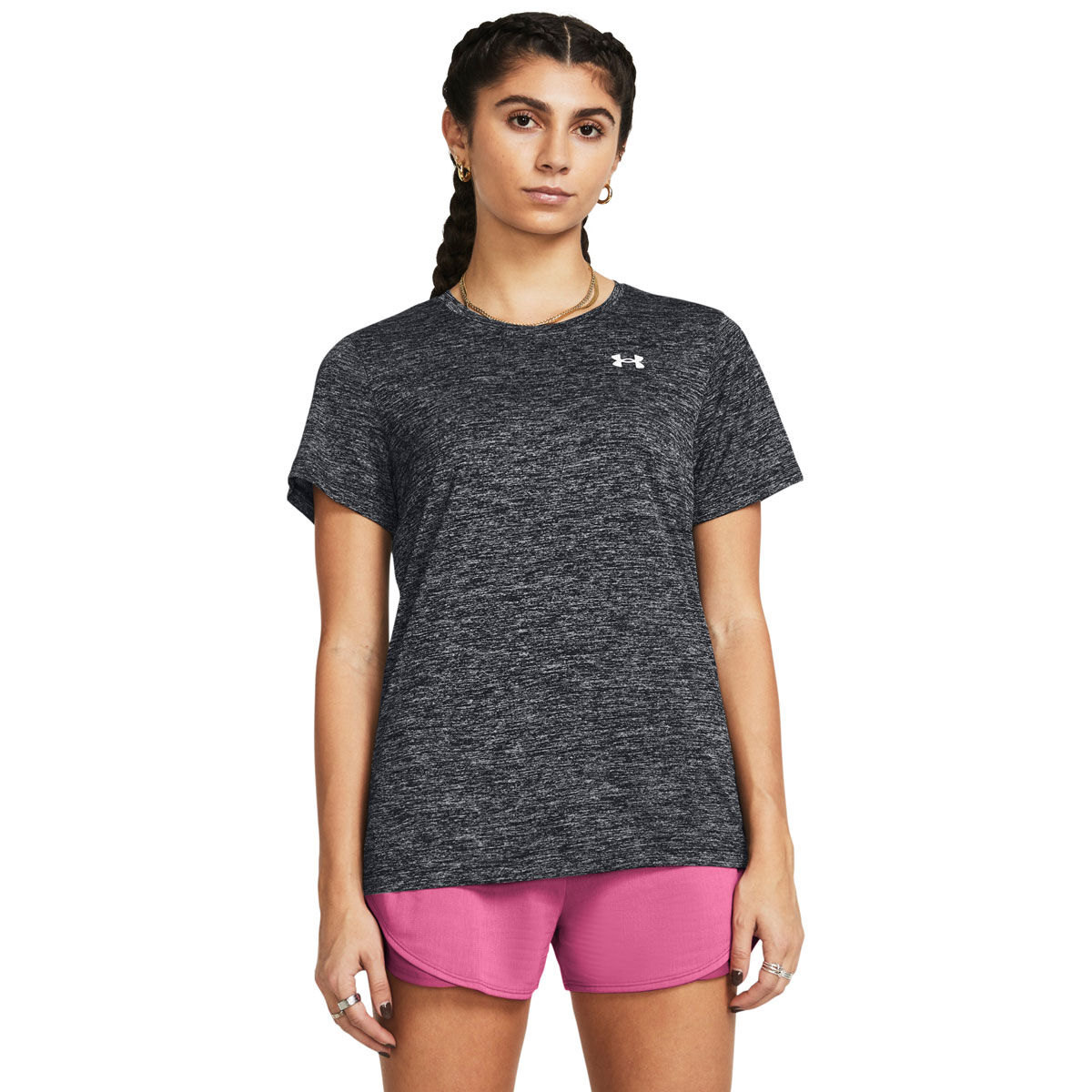 Under Armour Womens Tech Twist Tee - Grey slider