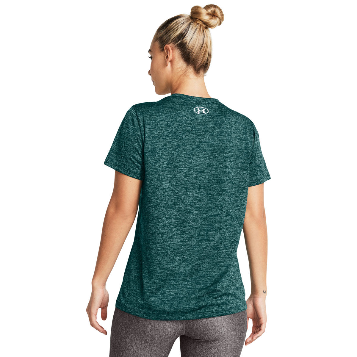 Under Armour Womens Tech Twist Tee Teal XS - Teal slider