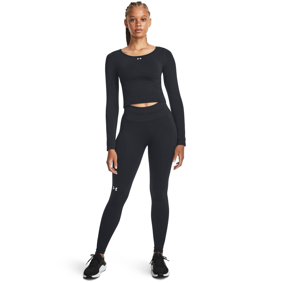 Under Armour Womens Train Seamless Long Sleeve Tee - Green slider