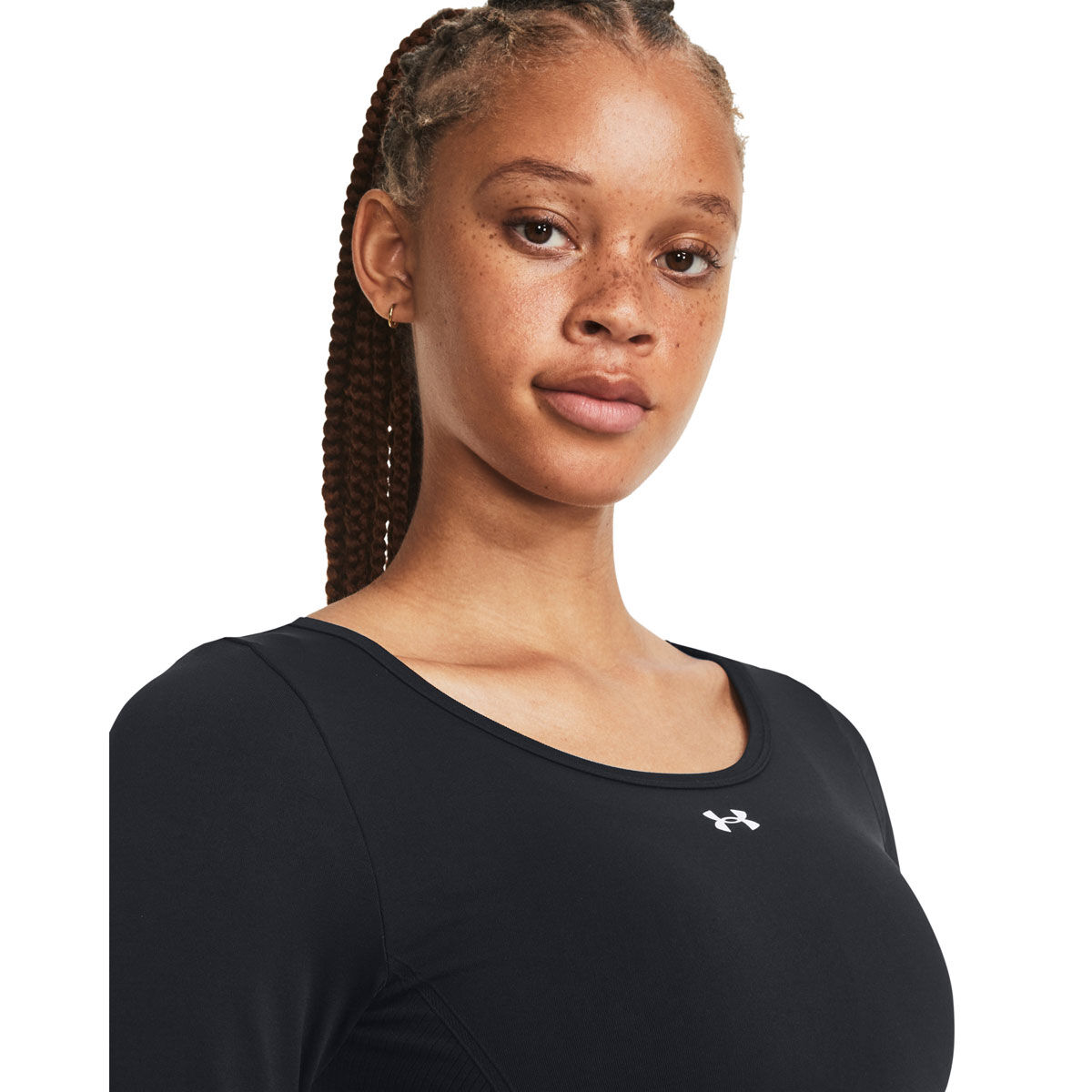 Under Armour Womens Train Seamless Long Sleeve Tee - Green slider