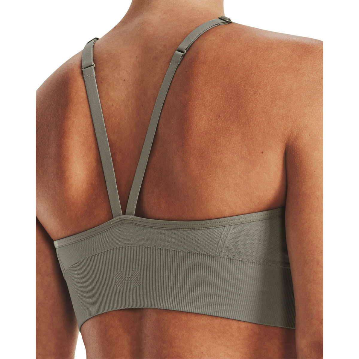 Under Armour Womens Train Seamless Low Support Sports Bra - Grey slider