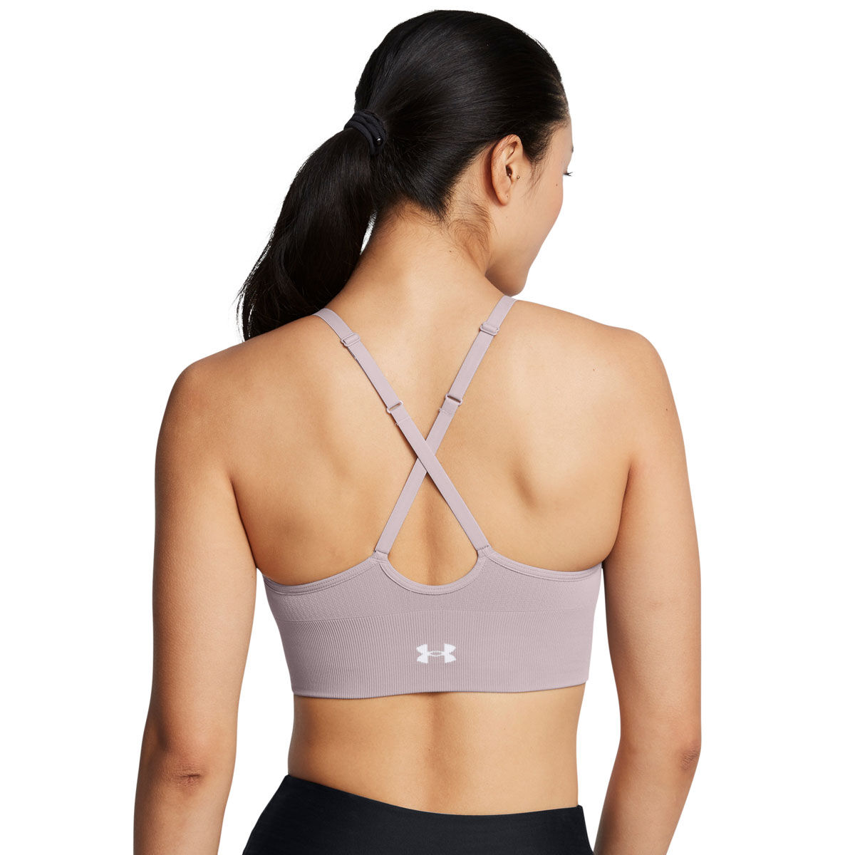 Under Armour Womens Train Seamless Low Support Sports Bra - Grey slider