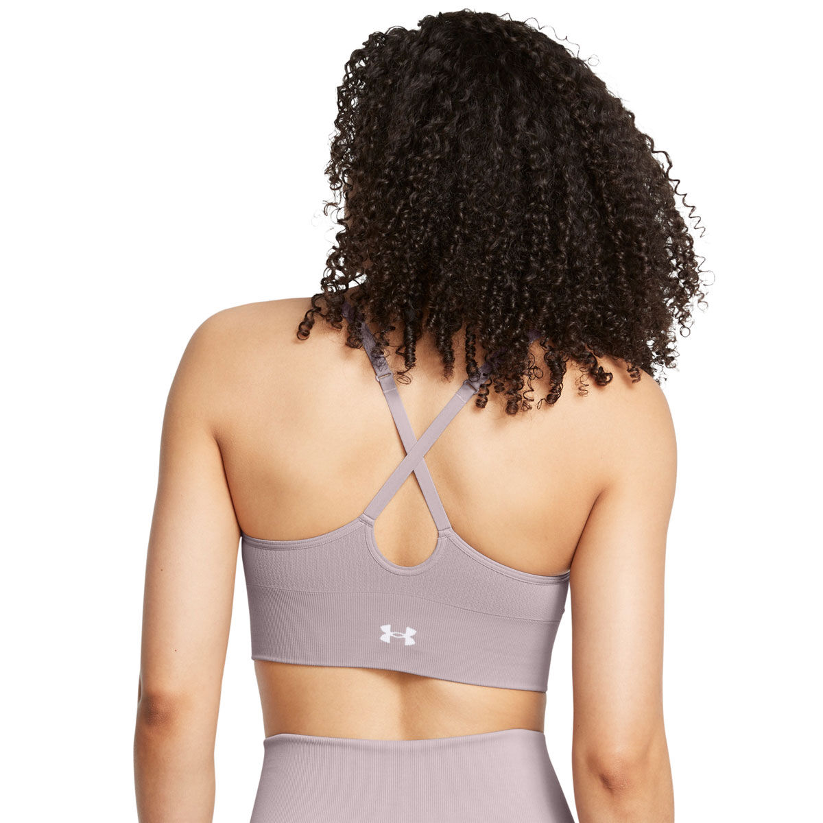 Under Armour Womens Train Seamless Low Support Sports Bra - Grey slider