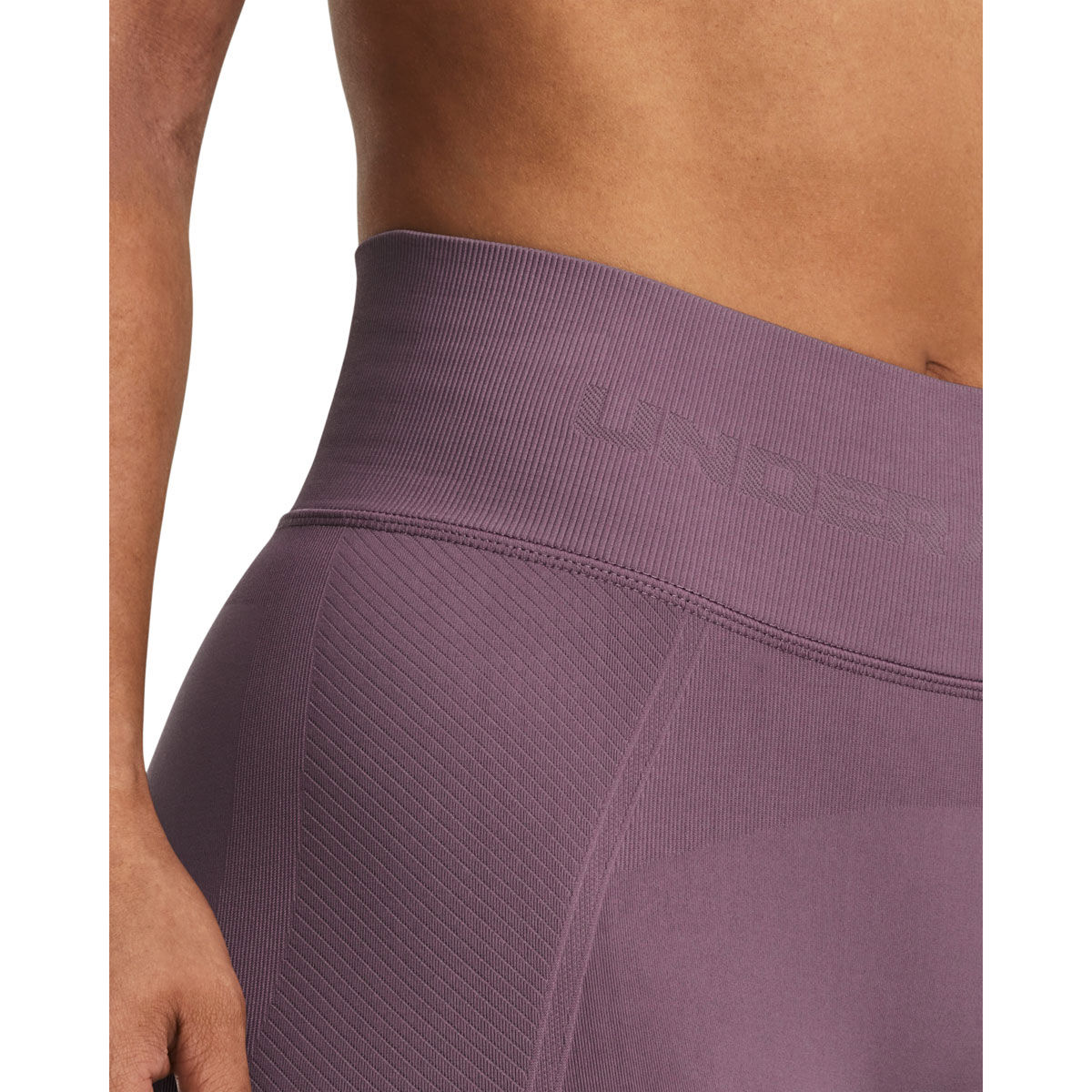 Under Armour Womens Train Seamless Shorts - Purple slider