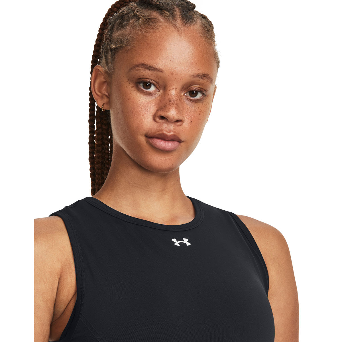 Under Armour Womens Train Seamless Tank Black XL - Black slider