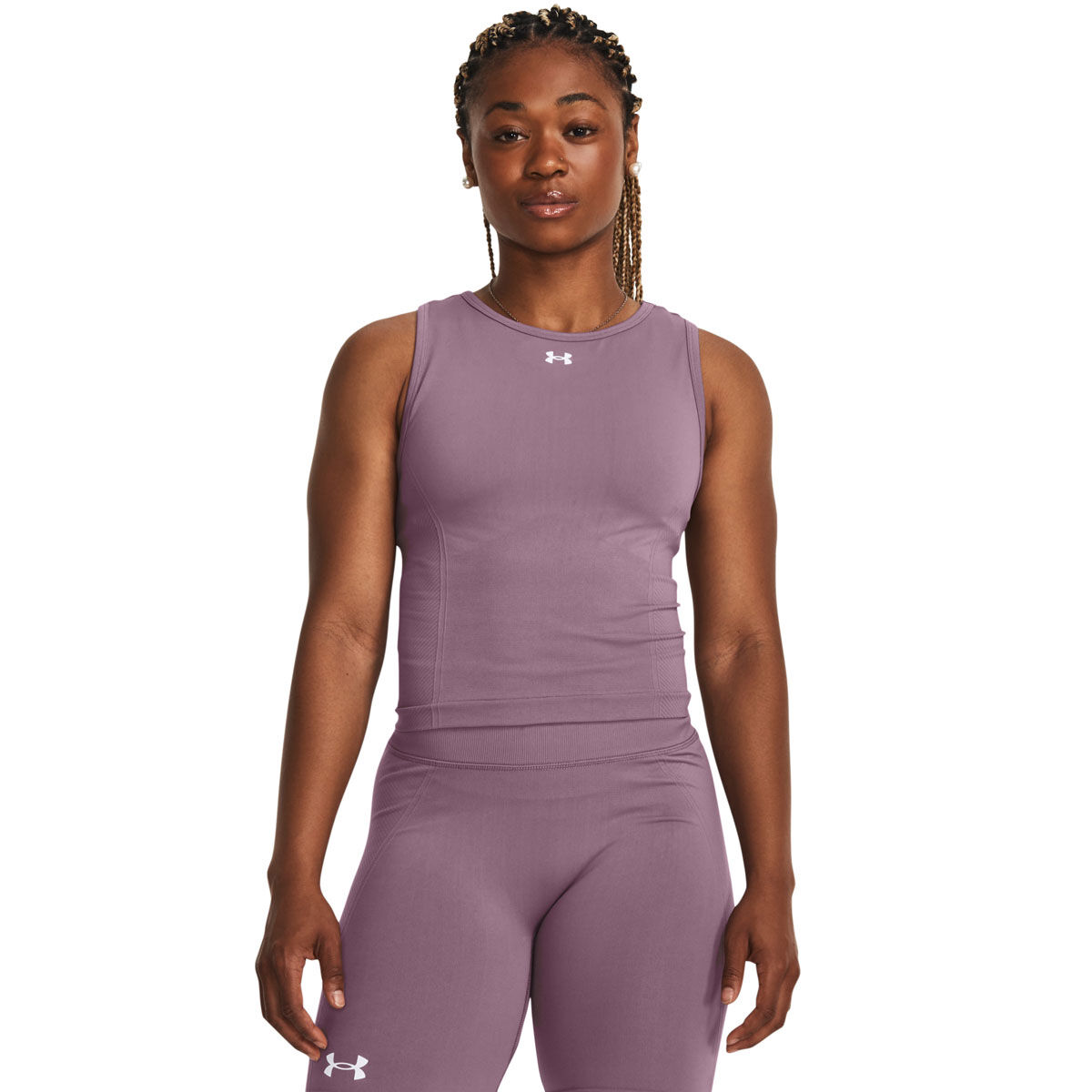 Under Armour Womens Train Seamless Tank - Teal slider