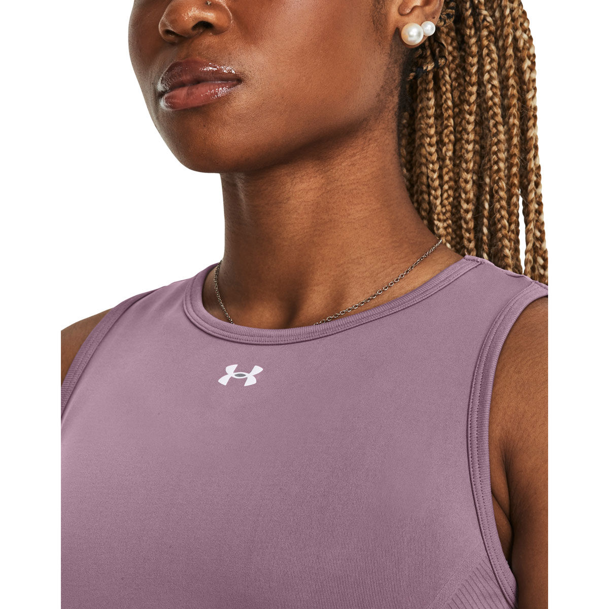 Under Armour Womens Train Seamless Tank - Teal slider