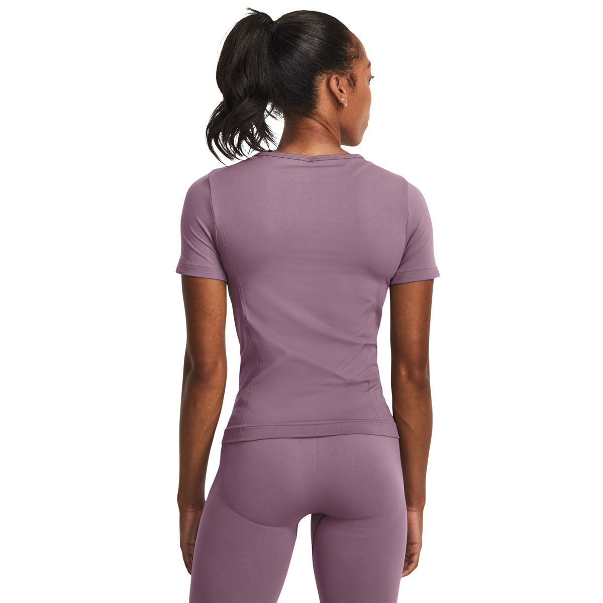 Under Armour Womens Train Seamless Tee - Grey slider