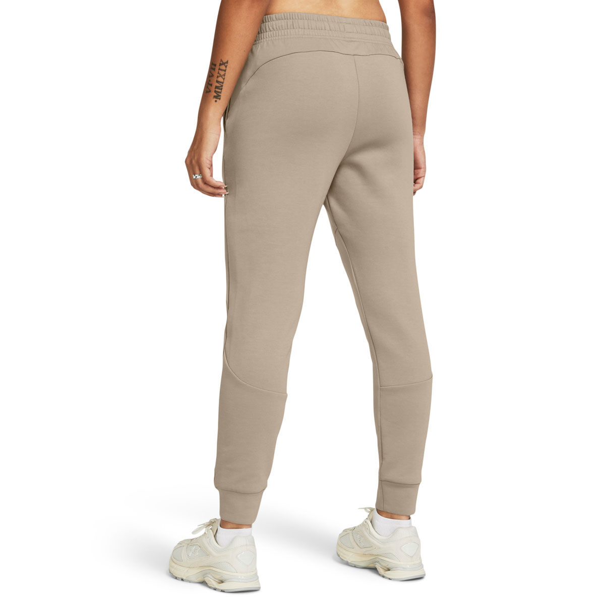 Under Armour Womens Unstoppable Fleece Jogger Pants Taupe XL - Taupe slider