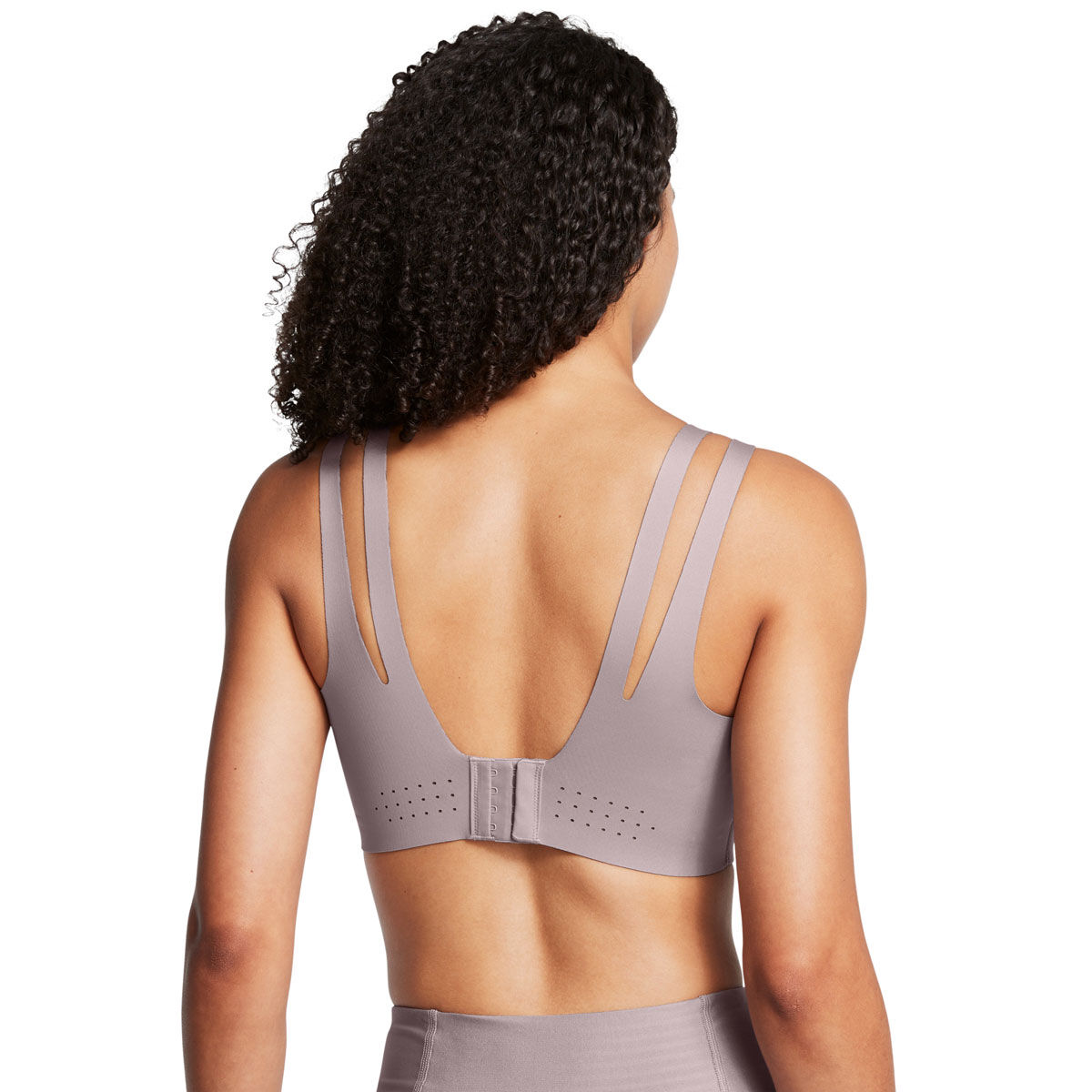 Under Armour Womens Vanish Elite High Support Double Strap Sports Bra - Grey slider