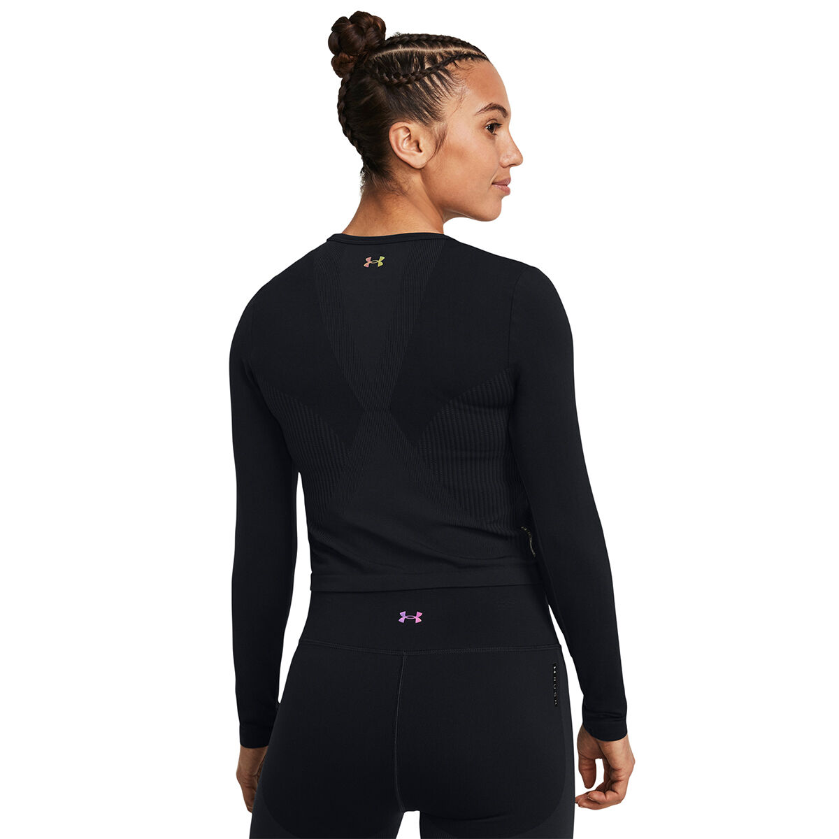 Under Armour Womens Vanish Elite Seamless Long Sleeve Top - Taupe slider