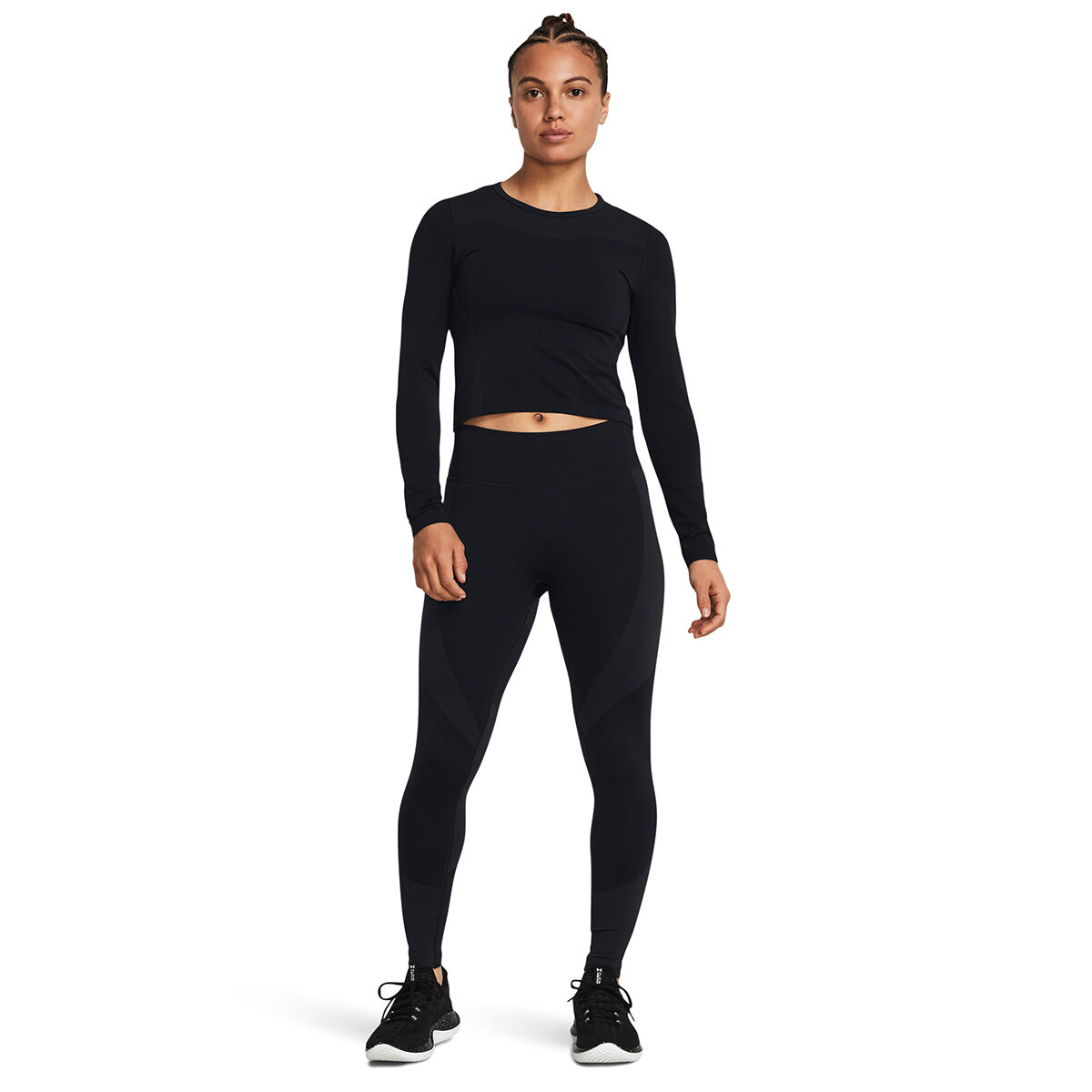 Under Armour Womens Vanish Elite Seamless Long Sleeve Top - Taupe slider