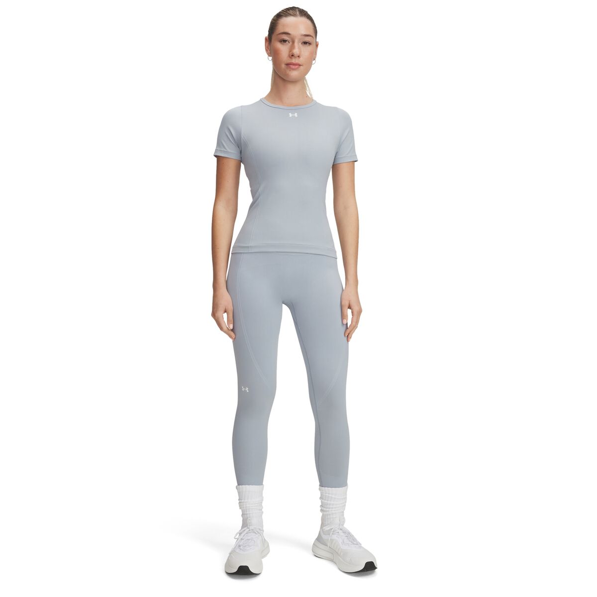 Under Armour Womens Vanish Seamless Leggings - Blue slider