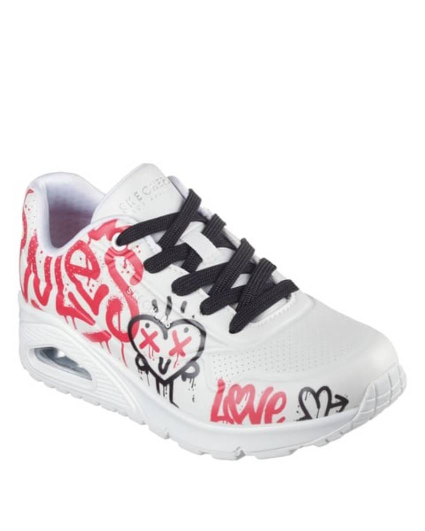Uno - Graffiti Love - WHITE/RED/BLACK