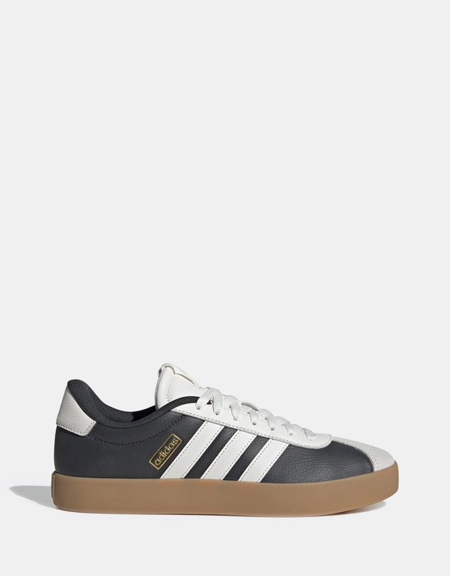 VL Court 3.0 Shoes Mens - Carbon / Core White / Gold Metallic