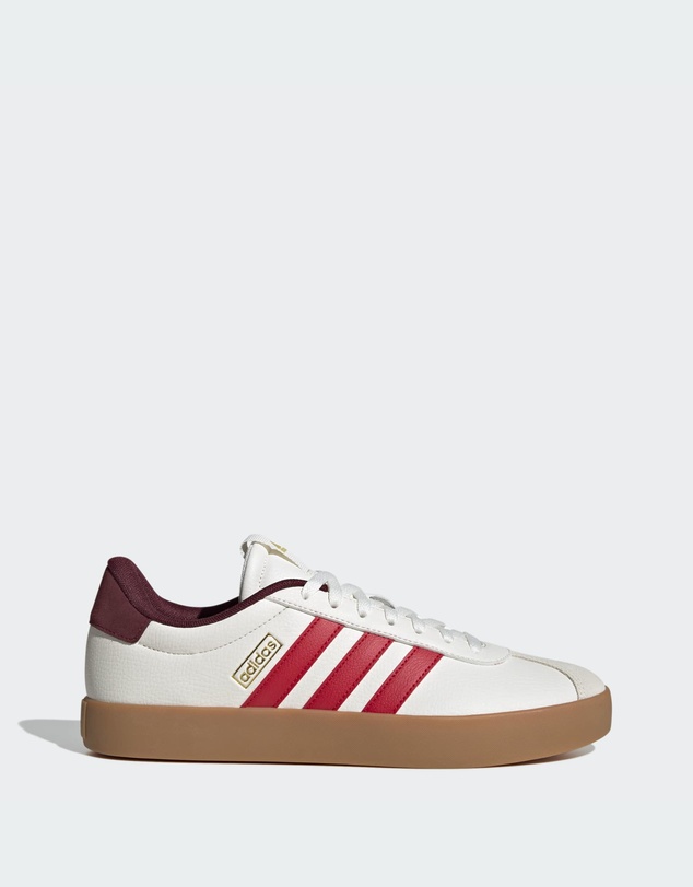 VL Court 3.0 Shoes Mens - Core White / Better Scarlet / Shadow Red