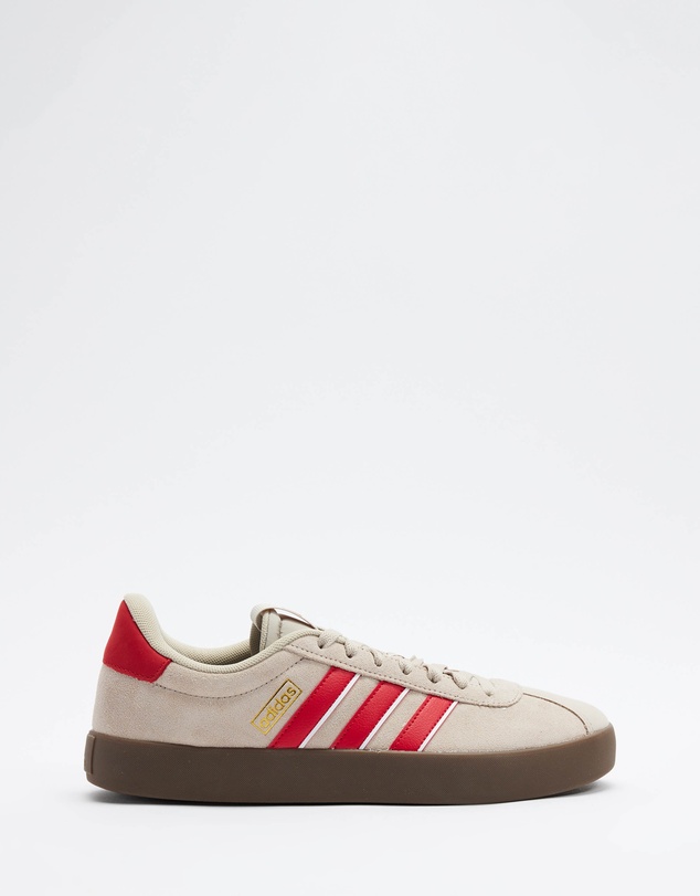 VL Court 3.0 Shoes - Men's - Wonder Beige, Better Scarlet & Core White