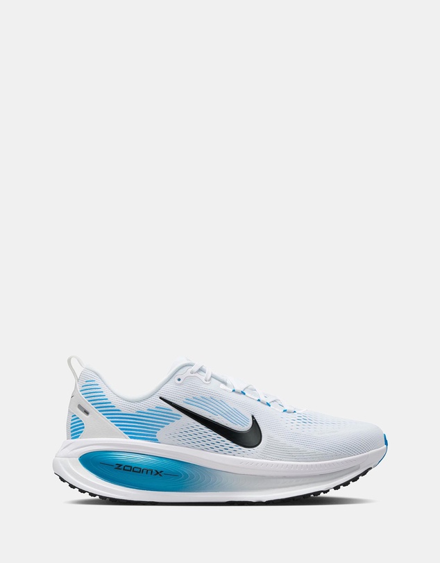 Vomero 18 - Men's - White, Black & Blue Hero