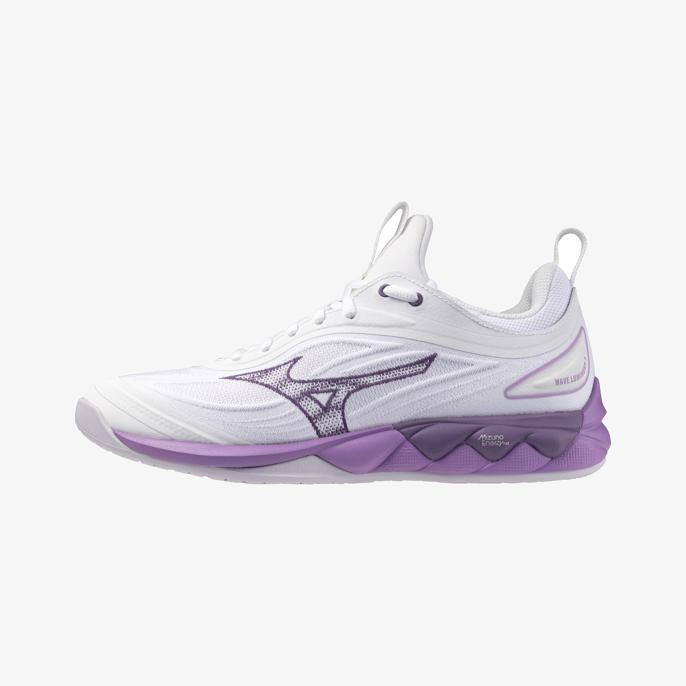 WAVE LUMINOUS 3 NB WIDEWomen's Netball Shoes - White Purple (35) slider