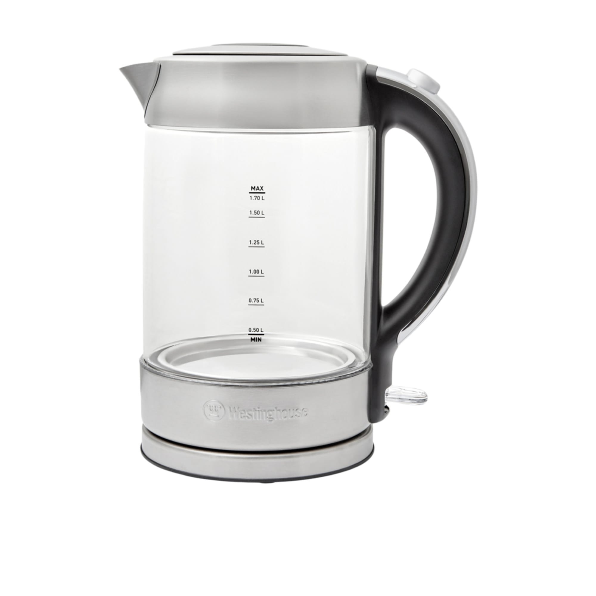Westinghouse Deluxe Glass Kettle 1.7L - Clear