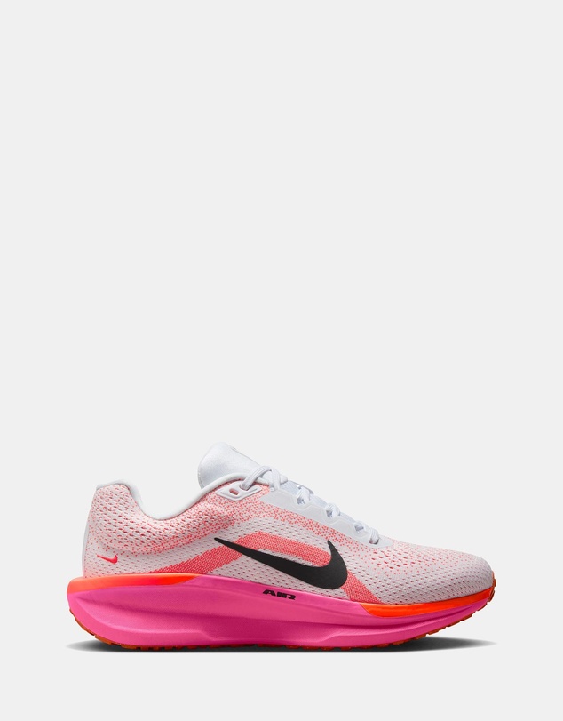 Winflo 11 - Women's - White, Black, Hyper Pink & Bright Crimson