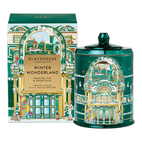 Winter Wonderland Frosted Fir & Snow Gum Soy Candle (Holiday Limited Edition)