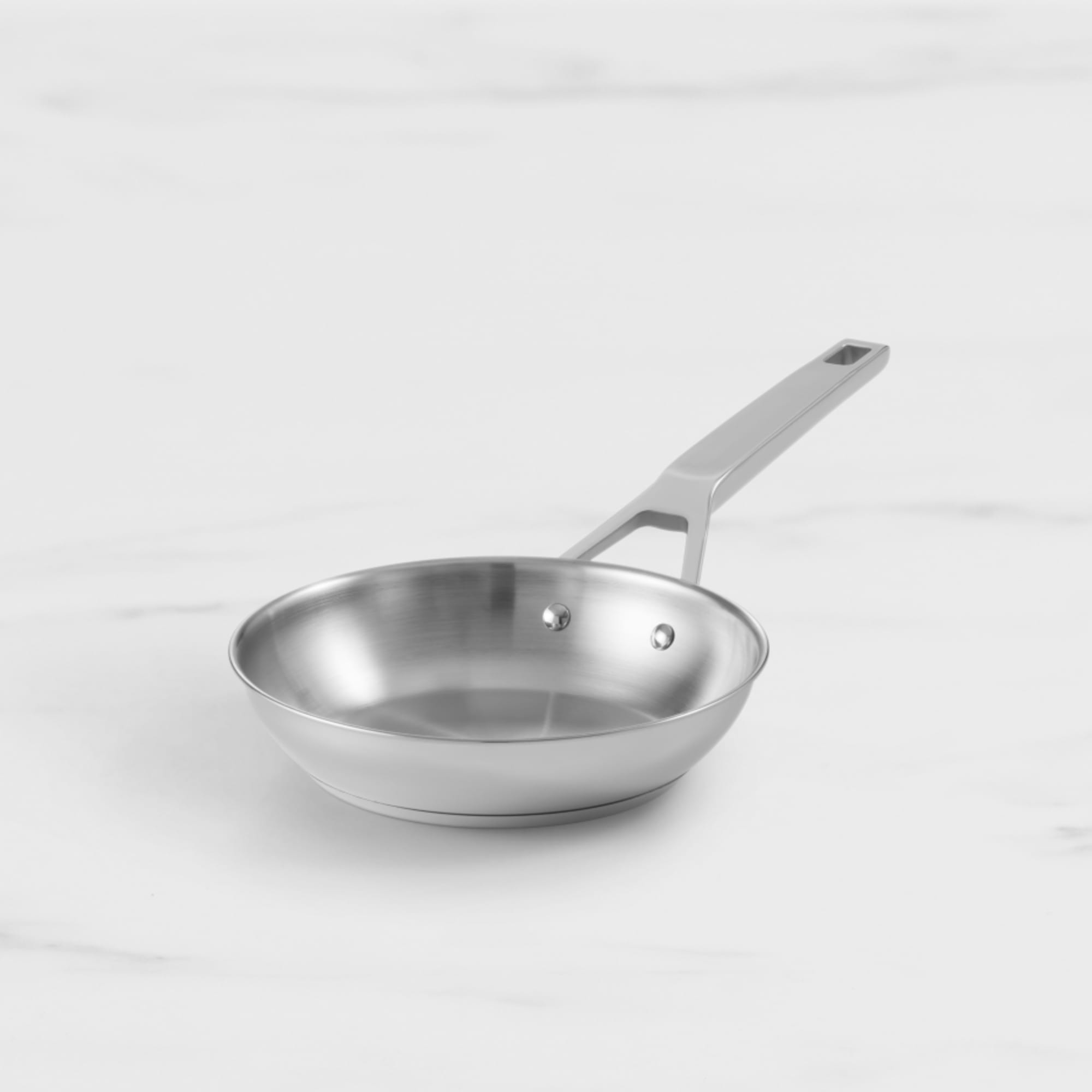 Wolstead Steeltek Ultra Stainless Steel Frypan 20cm - Silver/Grey slider