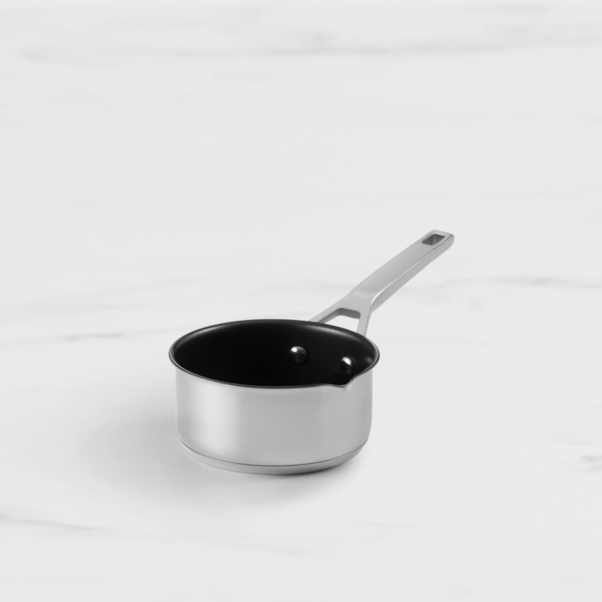 Wolstead Steeltek Ultra Stainless Steel Non Stick Milk Pan 14cm - 1L - Silver/Grey slider