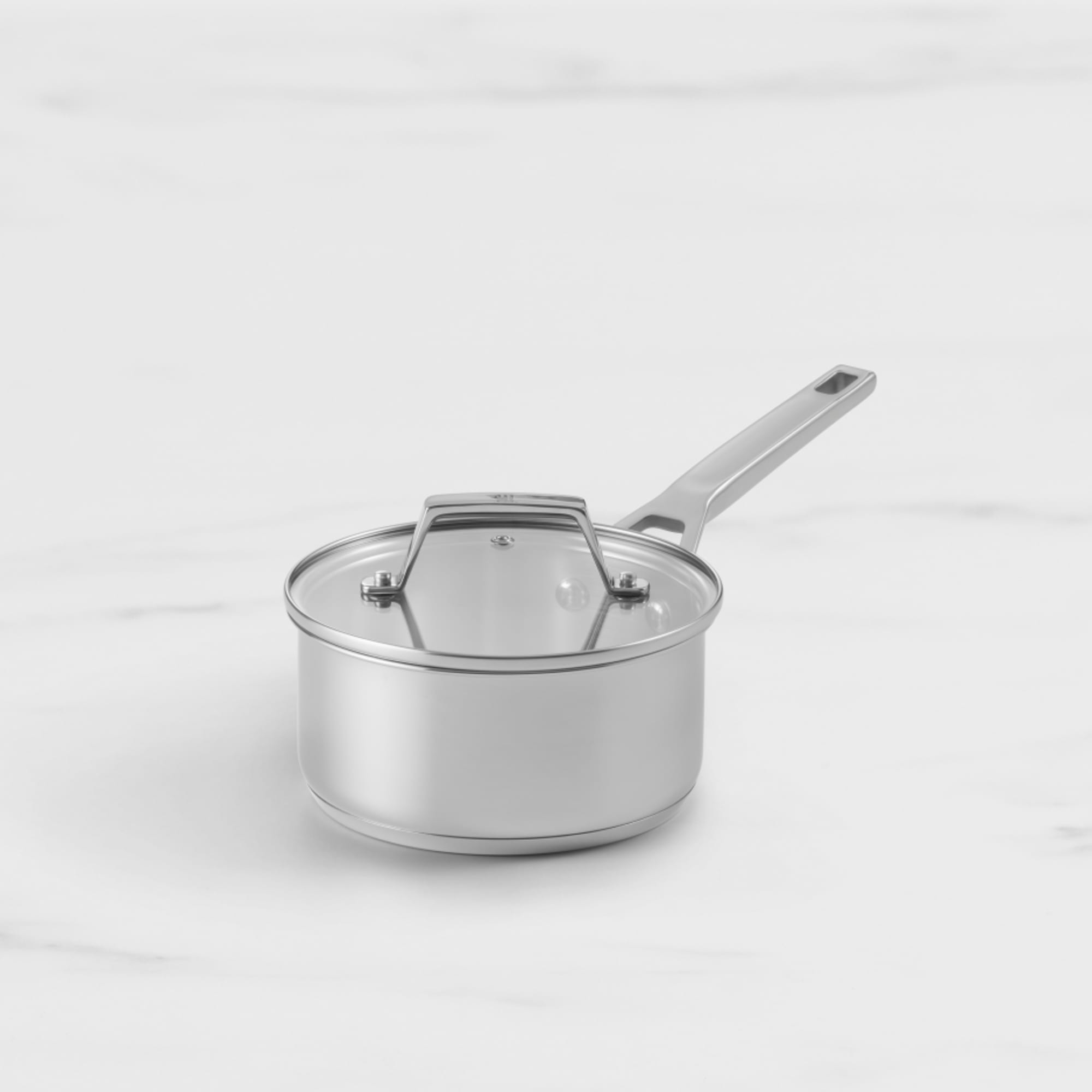Wolstead Steeltek Ultra Stainless Steel Saucepan with Lid 16cm - 1L - Silver/Grey slider