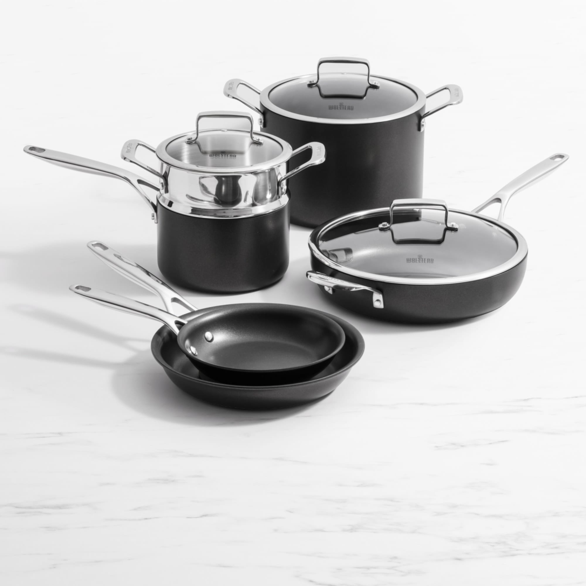 Wolstead Superior+ 6pc Non Stick Cookware Set - Cart slider