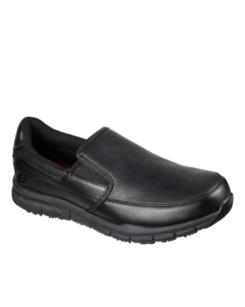 Work Relaxed Fit: Nampa - Groton Slip Resistant Wide Fit - BLACK slider